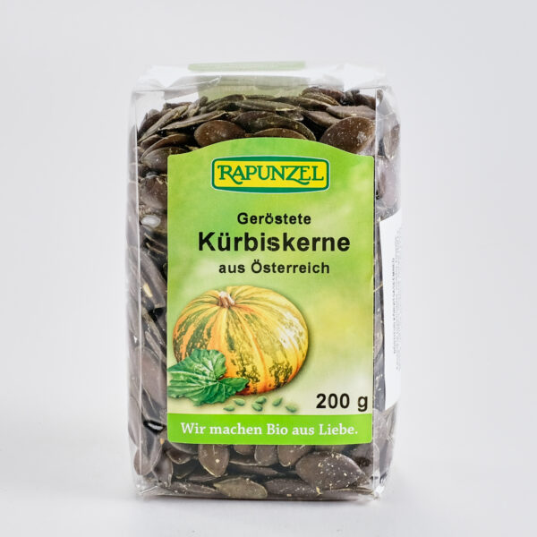 Kõrvitsaseemned röstitud 200g Rapunzel